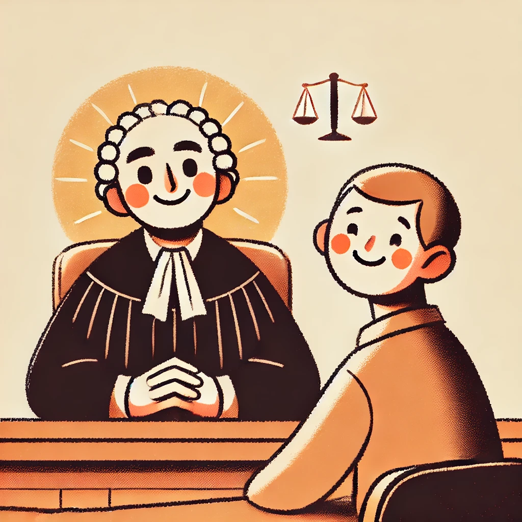 happy courtroom when judges write in plain language