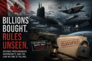 Canadian defence procurement is lawful
